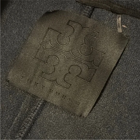 Tory Burch Black and Navy Fleece Jacket